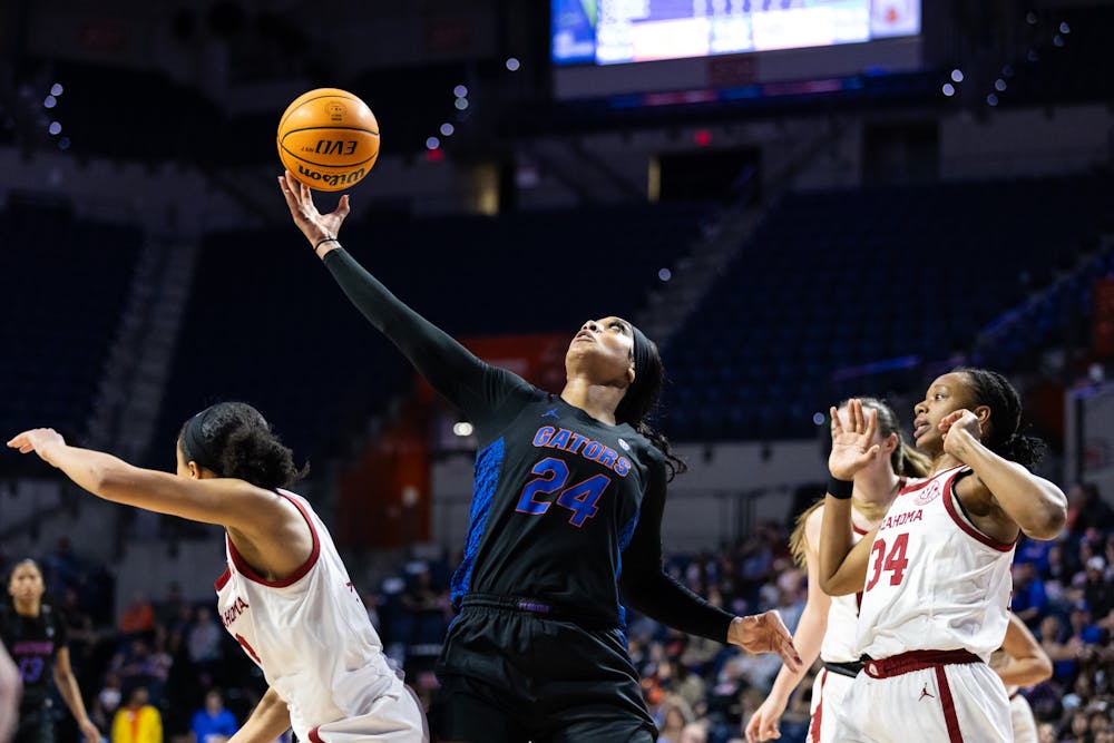 University of Florida Gators Women’s Basketball plays against the Oklahoma Sooners for their senior night on Thursday, Feb. 27th, 2025.