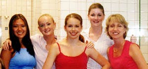 Christie Nguyen (far left), a mother, longtime Santa Fe College student and dancer, died in Sunday morning's Interstate 75 accident.