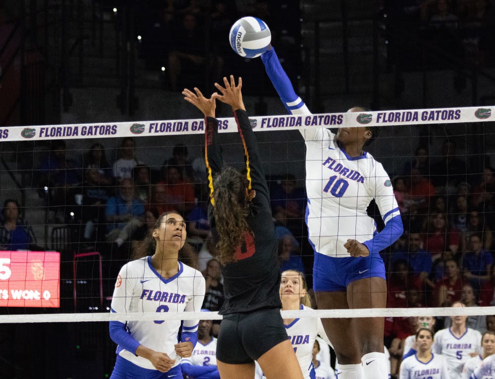 Middle blocker Taelor Kellum has registered 25 blocks with only three blocking errors this season.