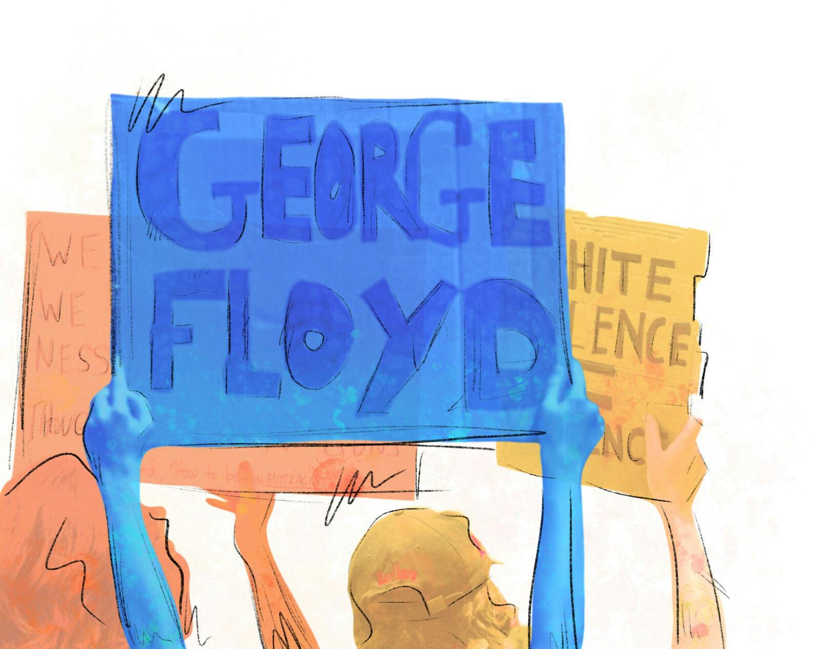 George Floyd graphic