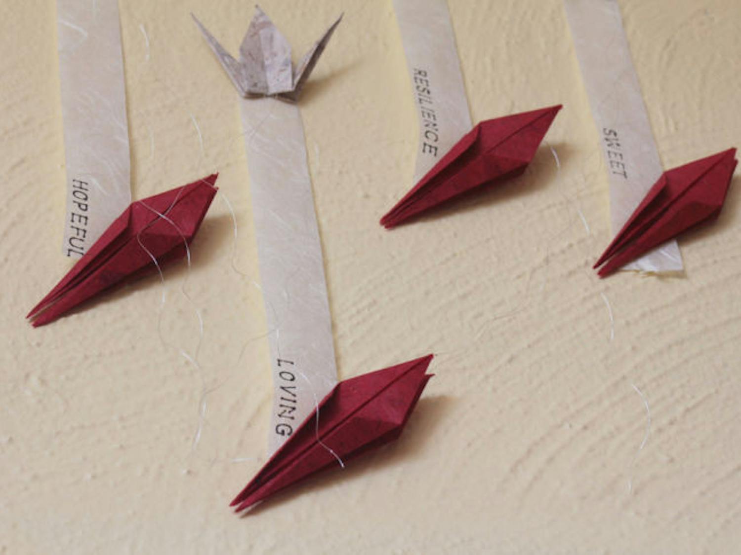 Students from the Summer session of What is the Good Life? created a community art installation with associate professor in industrial and systems engineering Elif Akcali on display at Vine Bread & Pasta.