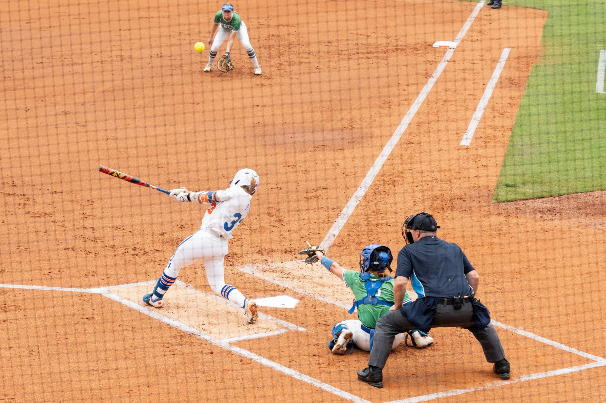 Florida junior left fielder Korbe Otis at bat during the Gators' 6-0 win over Florida Gulf Coast on Friday, May 17, 2024. 