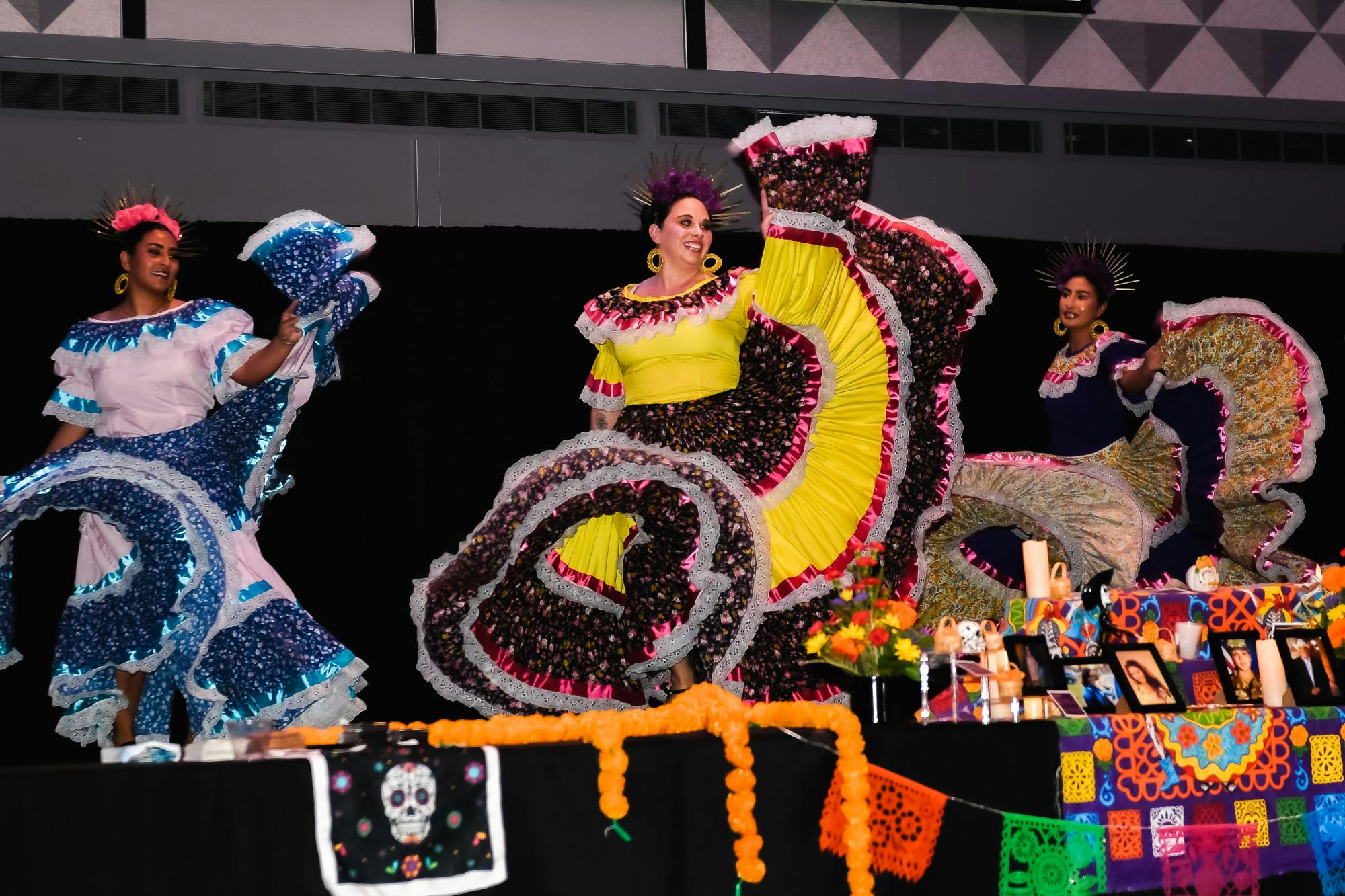 MASA held a Día de Los Muertos celebration, Nov.1, 2024 at the Reitz Union Grand Ballroom | MASA celebró el Día de Los Muertos el 1 de noviembre de 2024 en el Reitz Union Grand Ballroom.