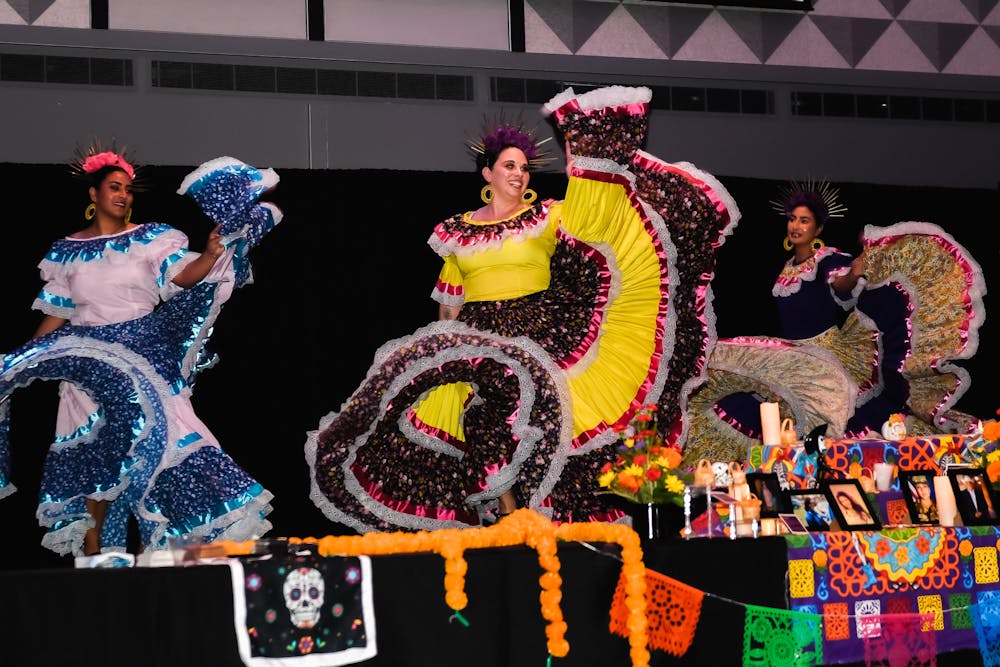 <p>MASA held a Día de Los Muertos celebration, Nov.1, 2024 at the Reitz Union Grand Ballroom | MASA celebró el Día de Los Muertos el 1 de noviembre de 2024 en el Reitz Union Grand Ballroom.</p>