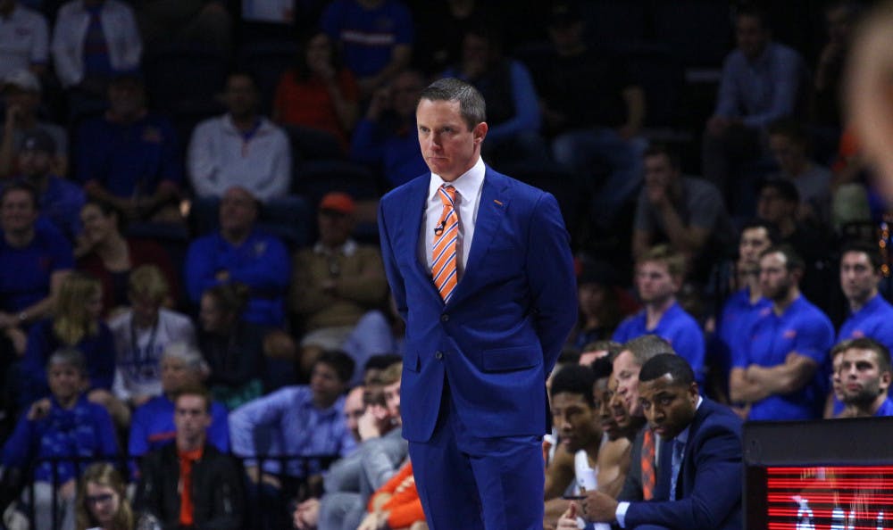 Florida men's basketball coach Mike White and the rest of the Gators are entering today's contest against Arkansas short-handed, with as many as five players expected to sit out.