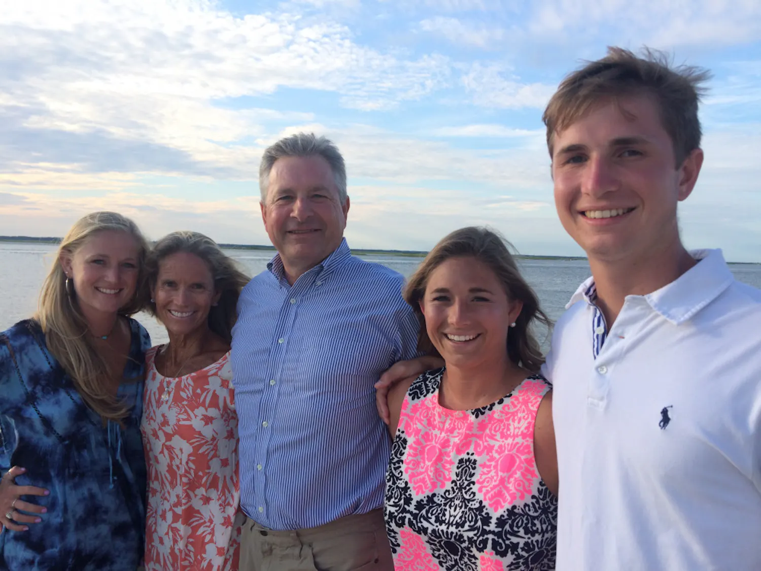Logan, Nancy, Scott, Cori and Ryan Hinterleiter vacation at the shore in Avalon, New Jersey every August. Ryan's mom, Nancy Hinterleiter, said they have a close-knit family.