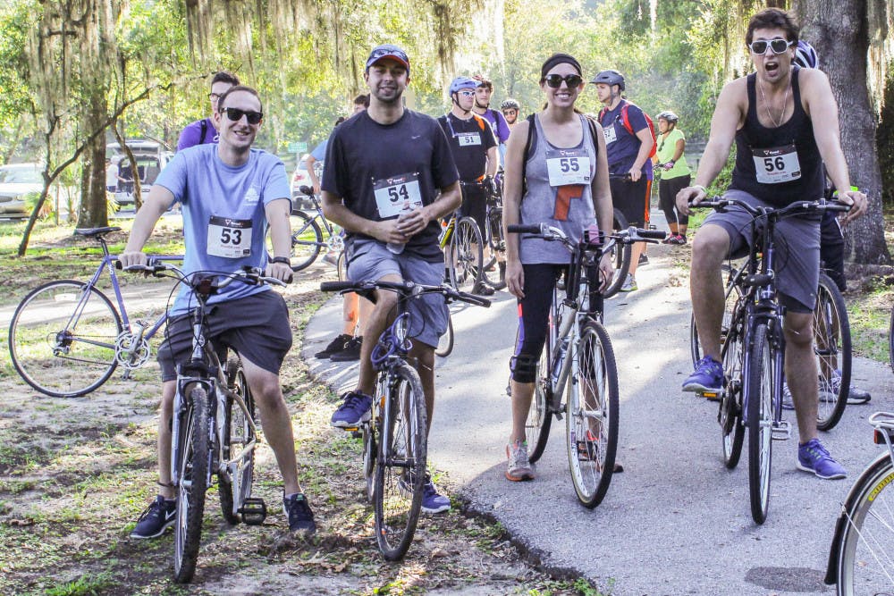 <p><span id="docs-internal-guid-d6f97368-407f-1dba-a66d-cc20a279fd87"><span>As they pedaled through Boulware Springs Park in Gainesville, 70 cyclists raised money for addiction recovery on Saturday. The second annual race, hosted by Active For Recovery, benefitted Metamorphosis of Alachua County, a residential treatment center for adults with substance addiction.</span></span></p>