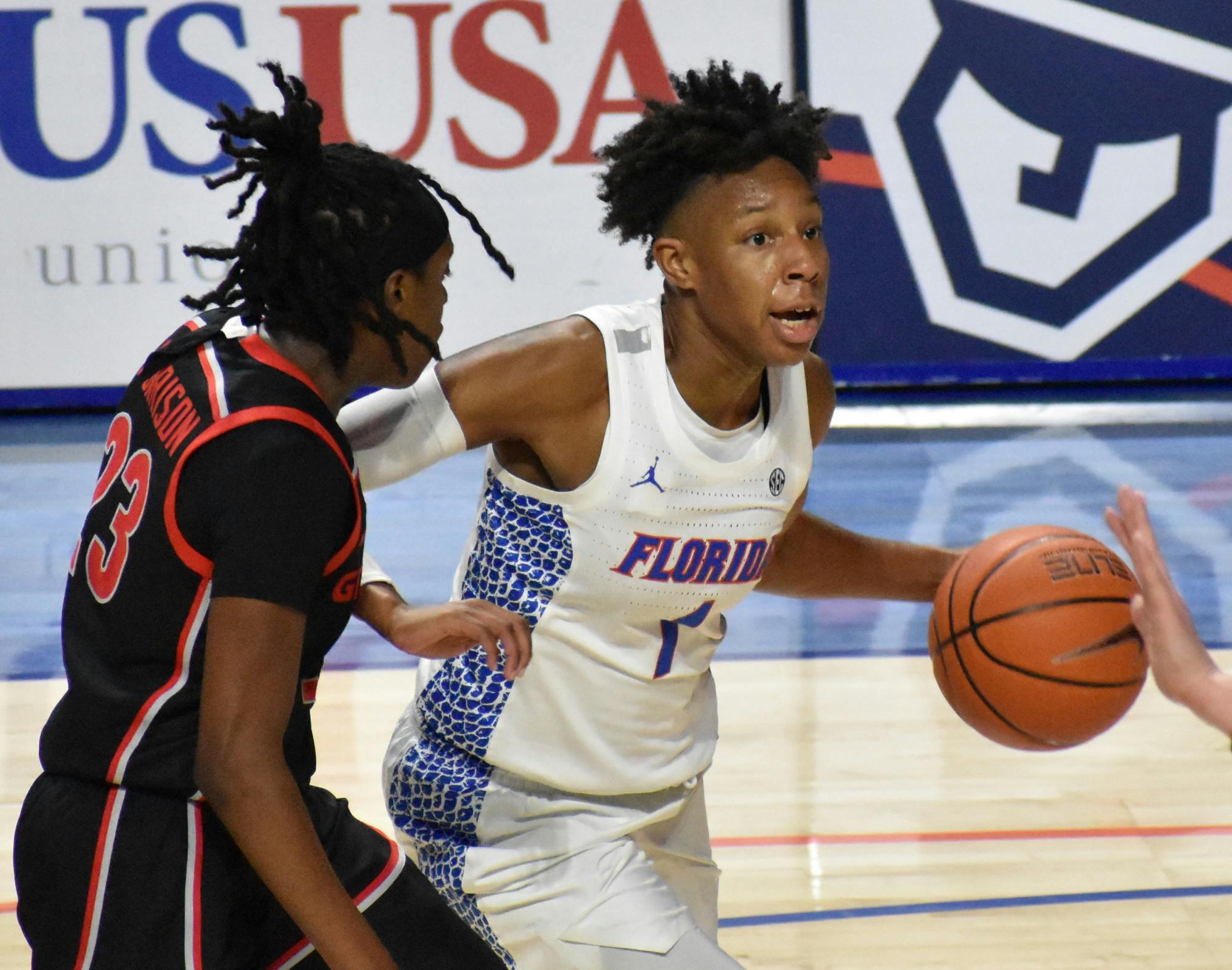 The squad will lean heavily on Smith, the SEC’s No. 6 scorer. She averages 18.4 points per game. Photo from UF-Georgia game Feb. 28.