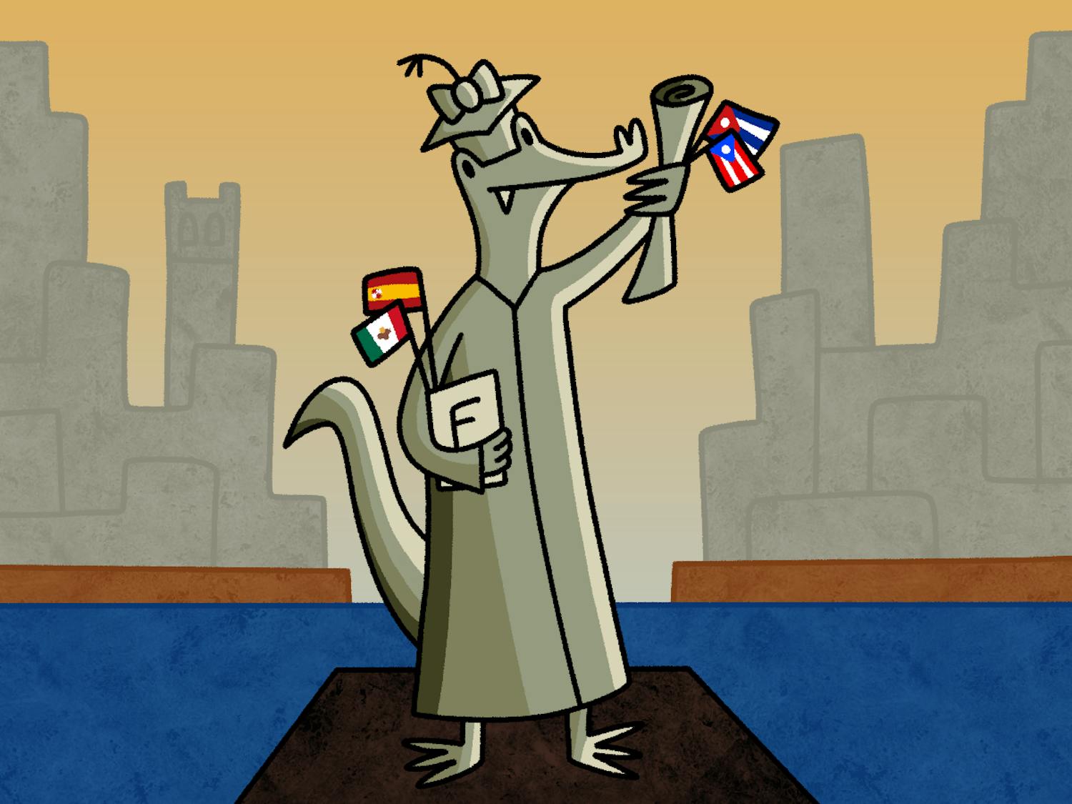 Cada bandera cuenta una historia de migración y el legado compartido de esperanza.