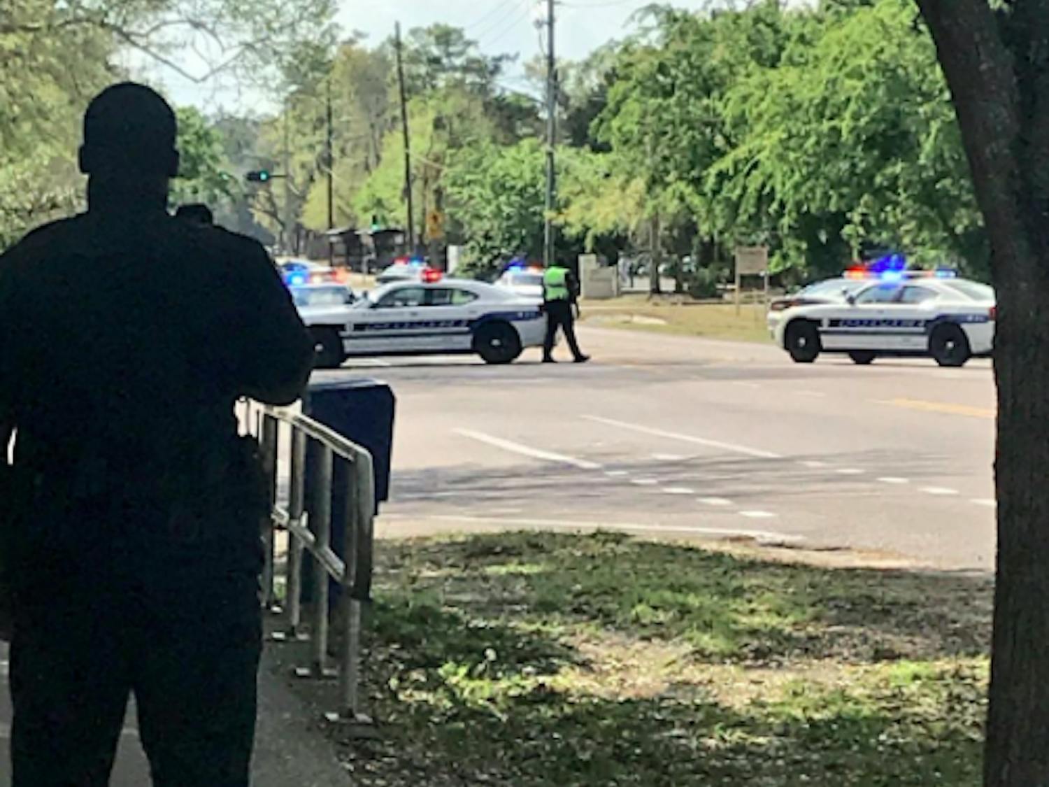 Southwest 20th Avenue is closed as police negotiate with shooter inside Windsor Terrace apartments.
