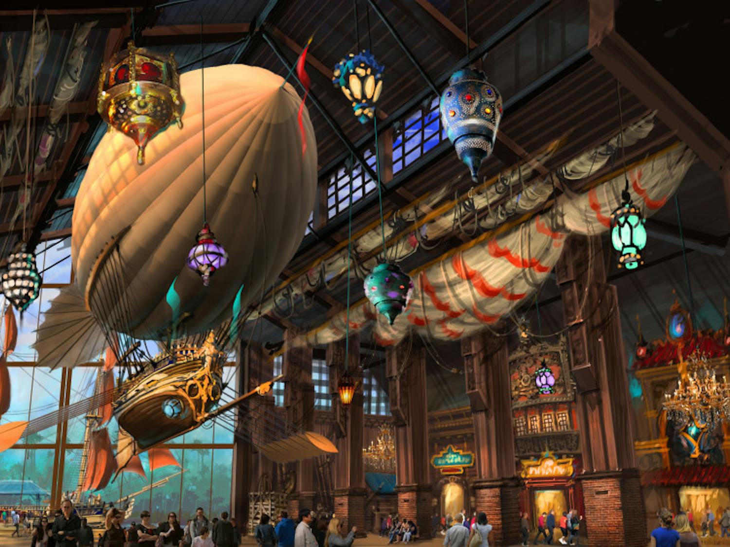 This photo is an example of themed environments design, which is what the new graduate program is working to create at Citylab-Orlando.