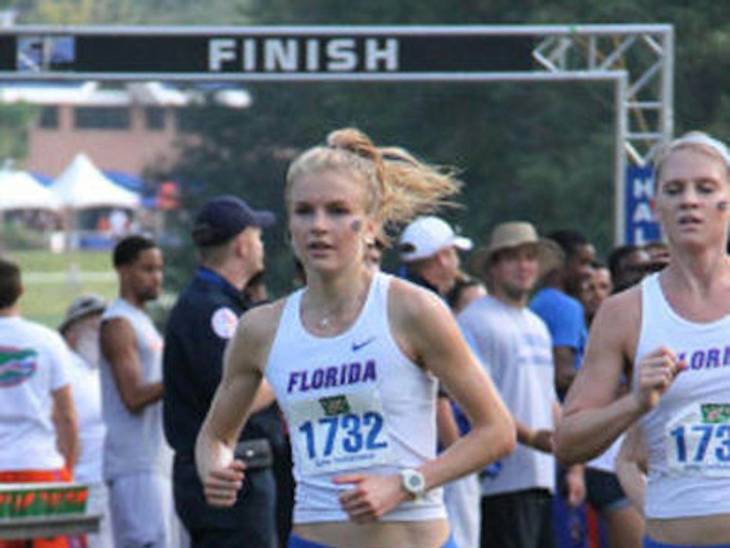 Agata Strausa, who will compete in distance events during the spring track season, never finished worse than second in eight meets during cross country in the fall.