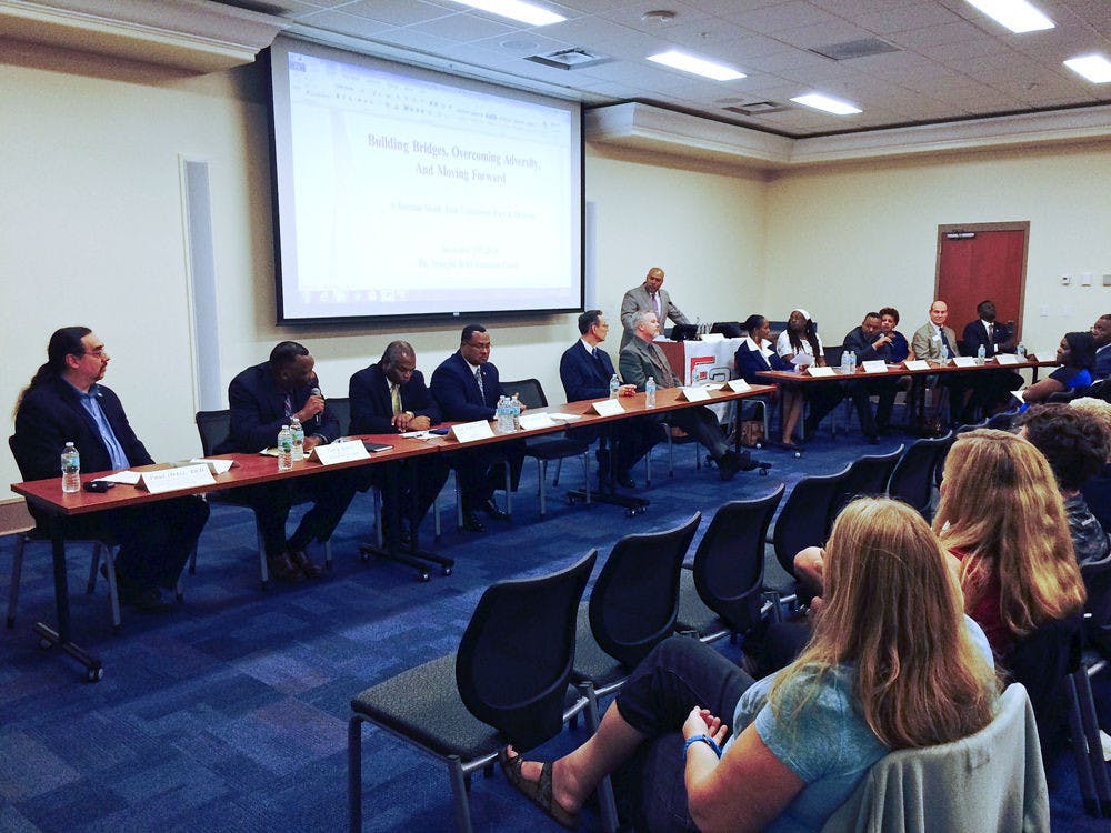 The Building Bridges, Overcoming Adversity And Moving Forward panel on Thursday highlighted discrimination in Gainesville.