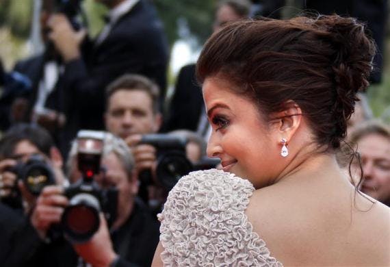Known as "the most beautiful woman in the world," Aishwarya Rai Bachchan, pictured at the 2011 Cannes Film Festival, turned 38 last week.
