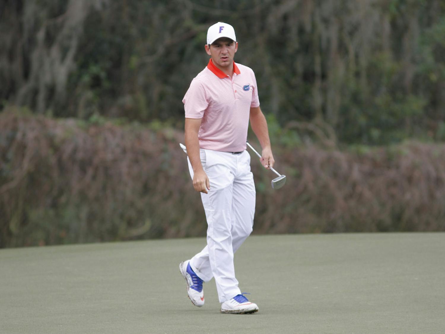 Senior Alejandro Tosti is struggling at the SEC Championship despite being the returning individual champion. He shot 6-over-par on the first day of competition.