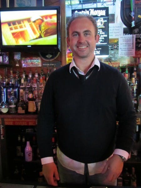 Michael Connors, manager and bartender at Salty Dog Saloon