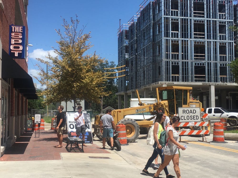 [FILE PHOTO] The Spot, 16 NW 18th Ave., is one of several Midtown businesses neighboring a construction zone. Renovations are expected to last through October.