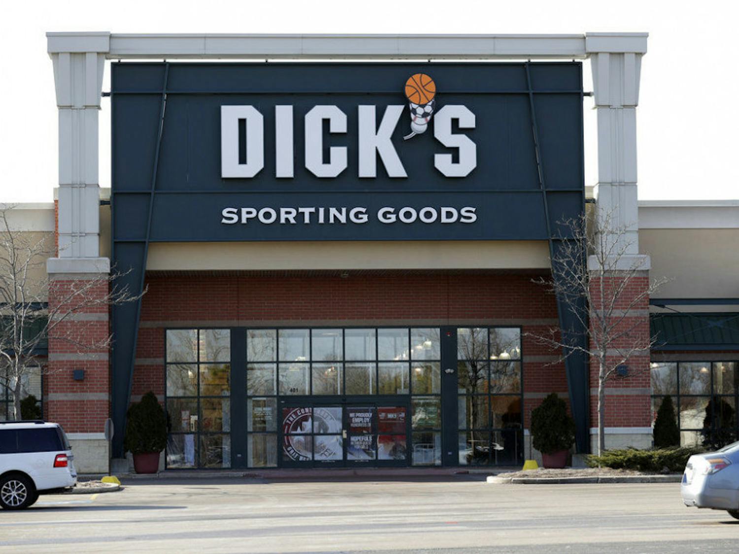A Dick's Sporting Goods store is seen in Arlington Heights, Ill., Wednesday, Feb. 28, 2018. Dick's Sporting Goods announced Wednesday that it will immediately end sales of assault-style rifles and high capacity magazines at all of its stores and ban the sale of all guns to anyone under 21. Dick's had cut off sales of assault-style weapons at Dick's stores following the Sandy Hook school shooting. But Dick's owns dozens of its Field & Stream stores, where there has been no such ban in place. (AP Photo/Nam Y. Huh)