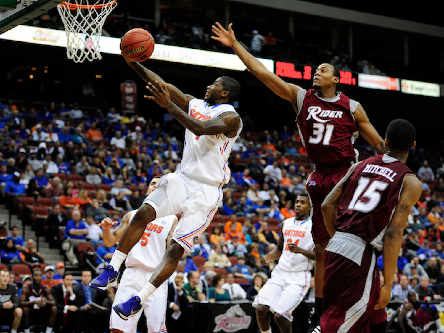Junior guard Kenny Boynton's 26 points were two away from his career high during Florida's 90-69 win against Rider.