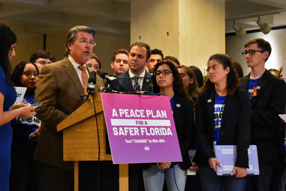 Sen. Gary Farmer (D) said that gun violence is a public health emergency and that legislators should treat it as such. “The time to act is now,” he said. 