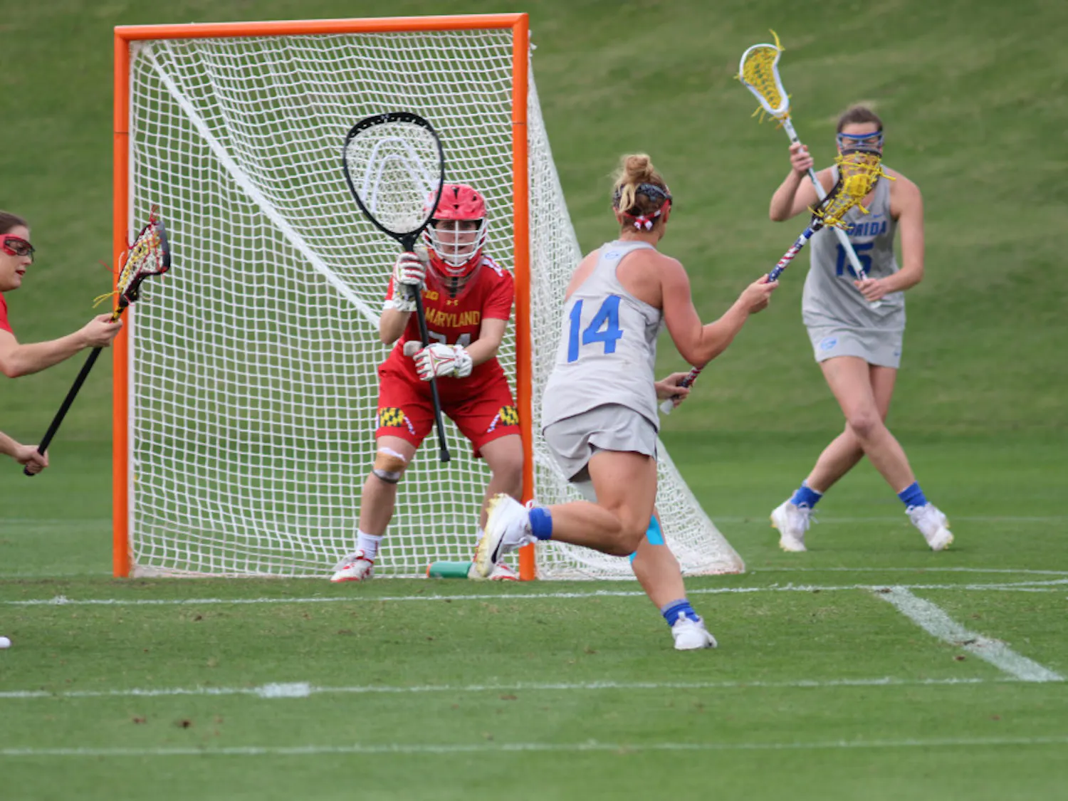 Senior Lindsey Ronbeck was named the American Athletic Conference’s Preseason Attacker of the Year. She’s fourth on UF’s career goals list with 159.
