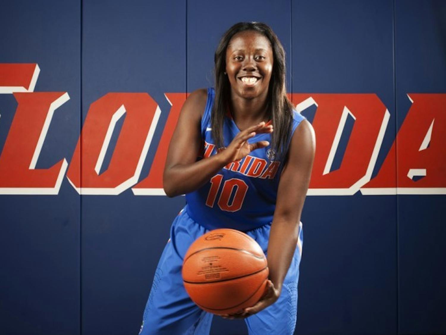 Junior guard Jaterra Bonds poses at media day on Oct. 10. Bonds scored 17 points in Florida's 84-65 win against Georgia State on Sunday in the Stephen C. O'Connell Center.