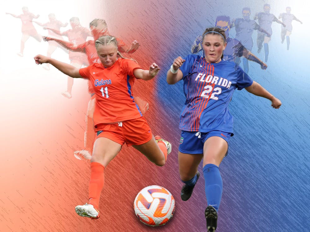Sophie White and Oakley Rasmussen stuck together from youth soccer in Utah to the Gators soccer program in Gainesville.