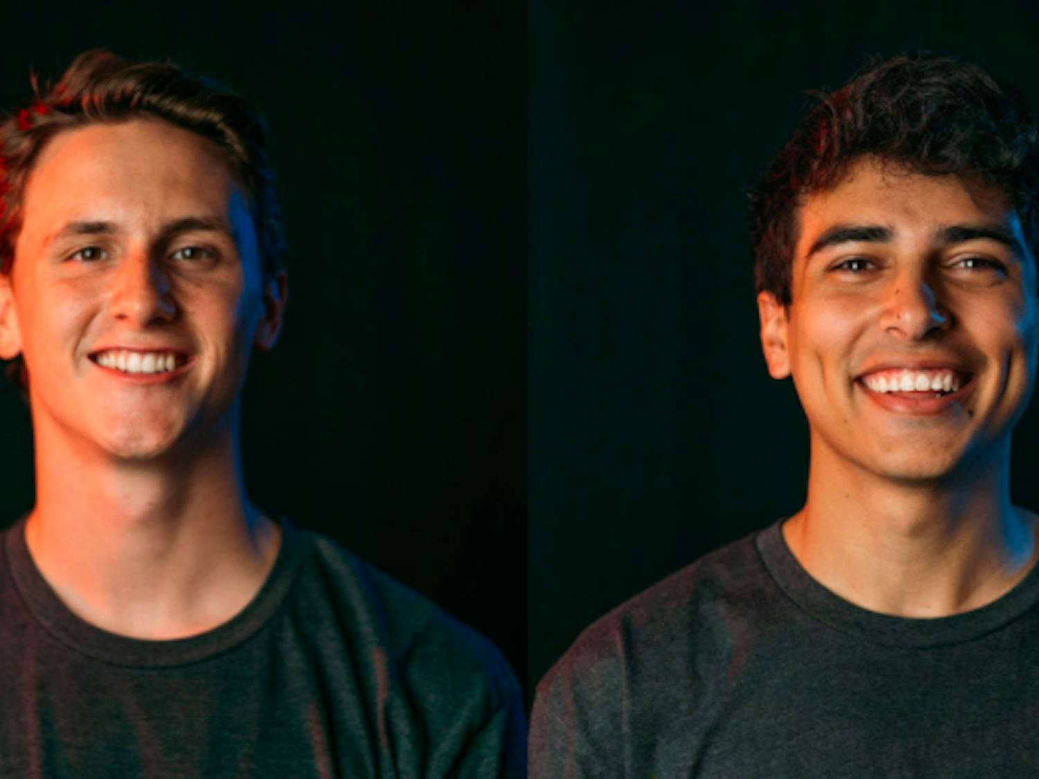Landon Jones (left) and George El-Salawy (right) make up the team behind Digital Peak Productions powering local candidate outreach.