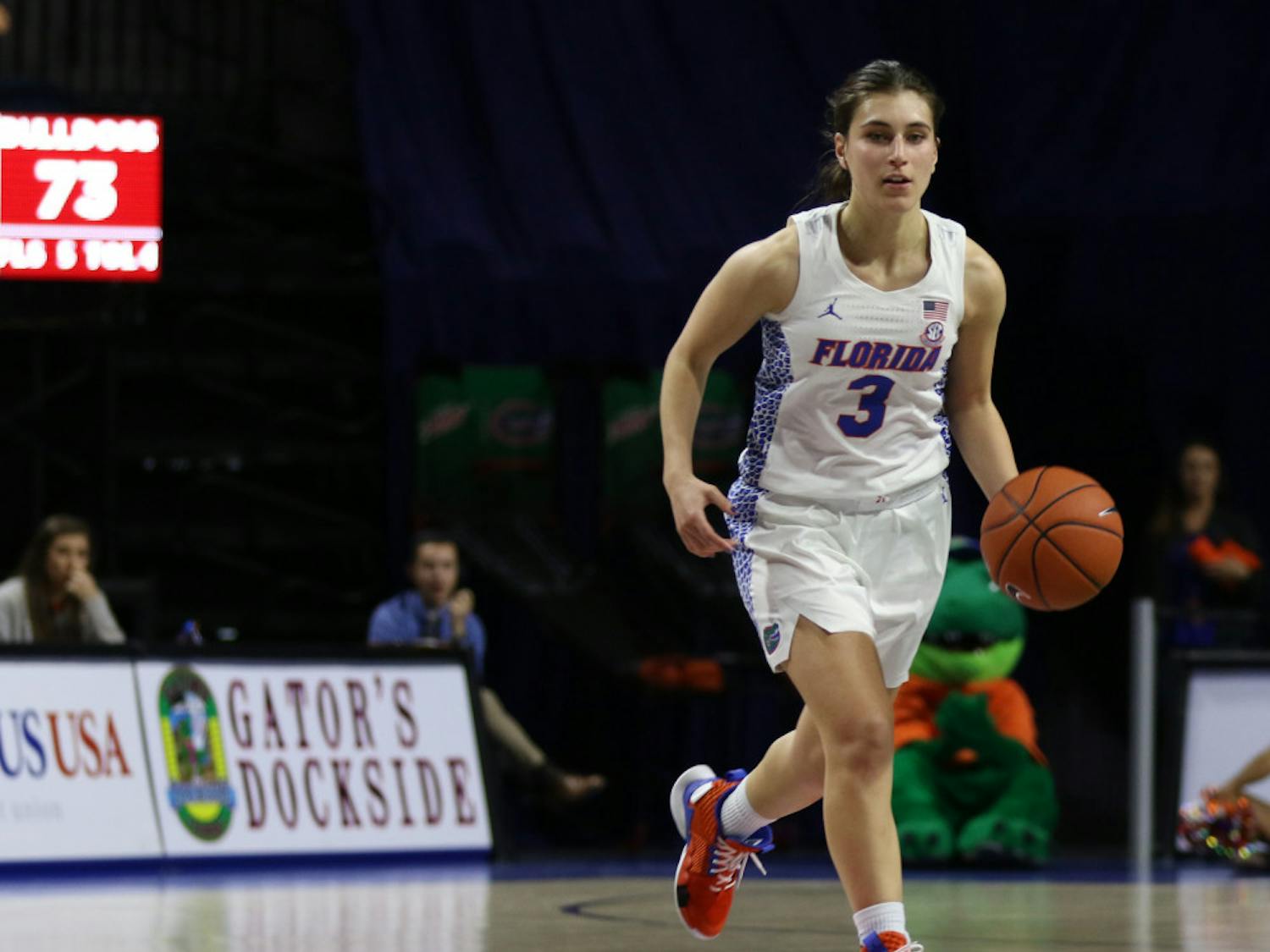 Florida guard Funda Nakkasoglu dropped a team-high 18 points in UF’s 67-50 loss to Tennessee on Thursday in Knoxville. 