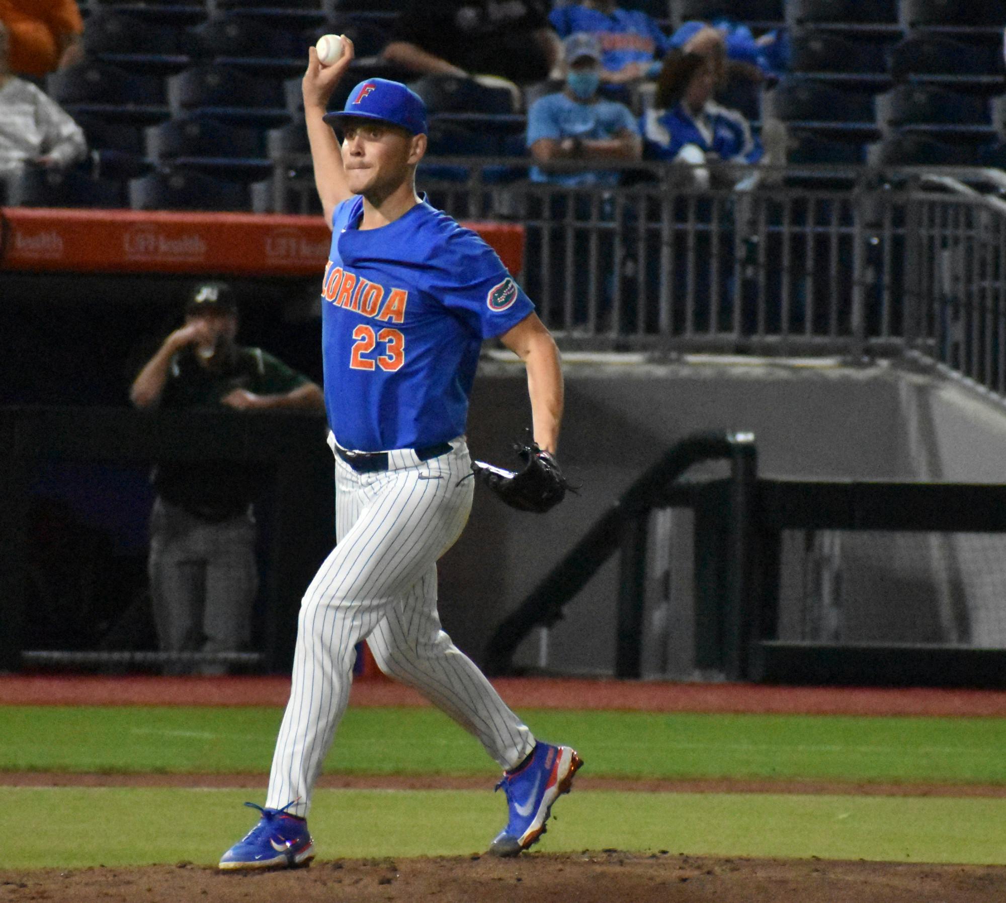Florida improves to 9-6 (.600) in conference play and leads the SEC in home wins (23). Photo from UF-Jacksonville game March 13. 