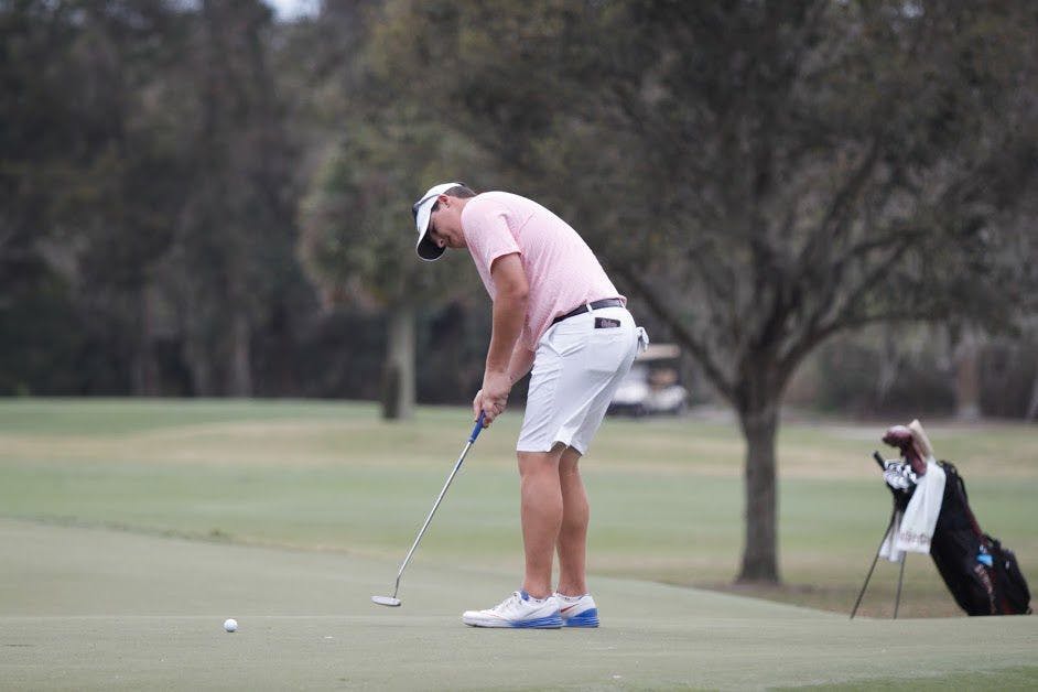 UF's Ryan Orr putts during the SunTrust Gator Invitational on Feb. 18, 2017, at the Mark Bostic Golf Course.