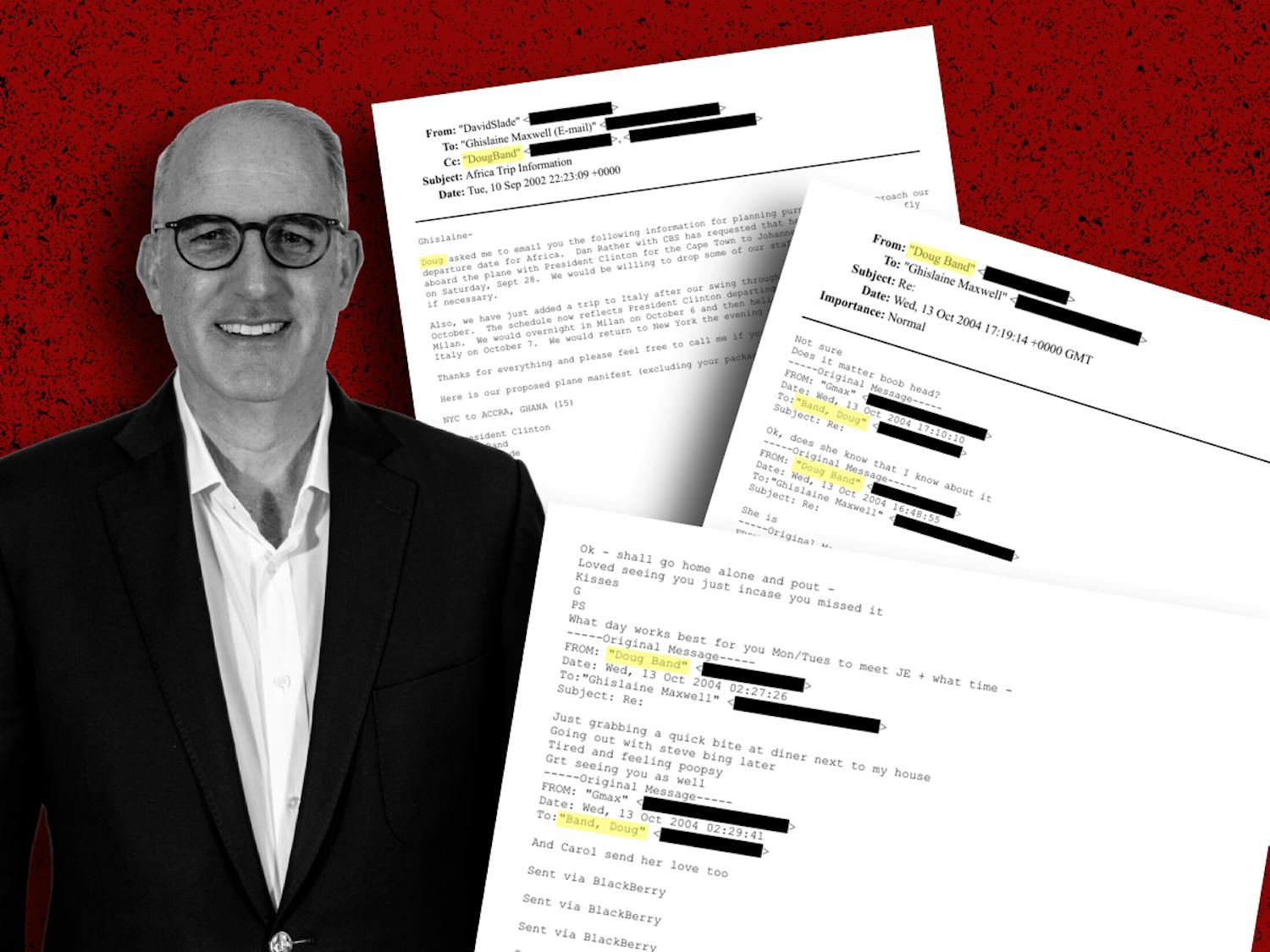 UF administration member Doug Band has been found in 9 additional documents following the updated release of the Epstein files by the Department of Justice.