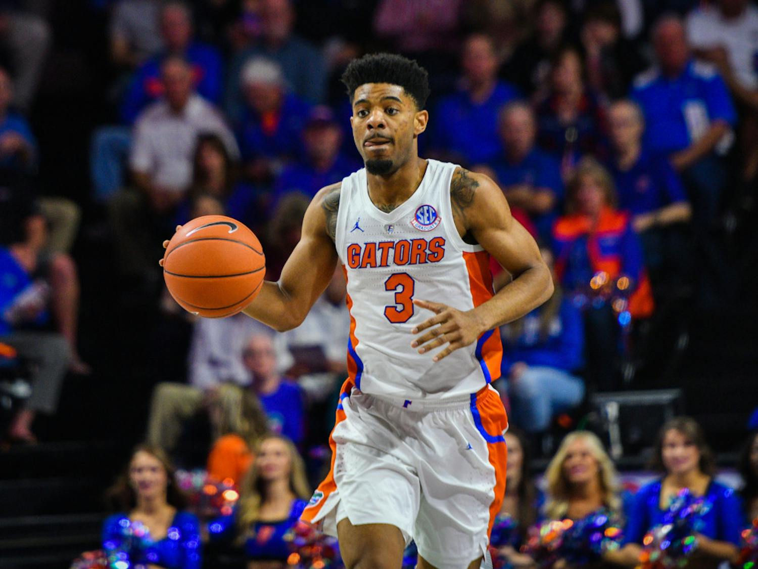 Senior guard Jalen Hudson played 20 minutes against Tennessee and finished with two points on 1 of 7 shooting in the 78-67 loss.