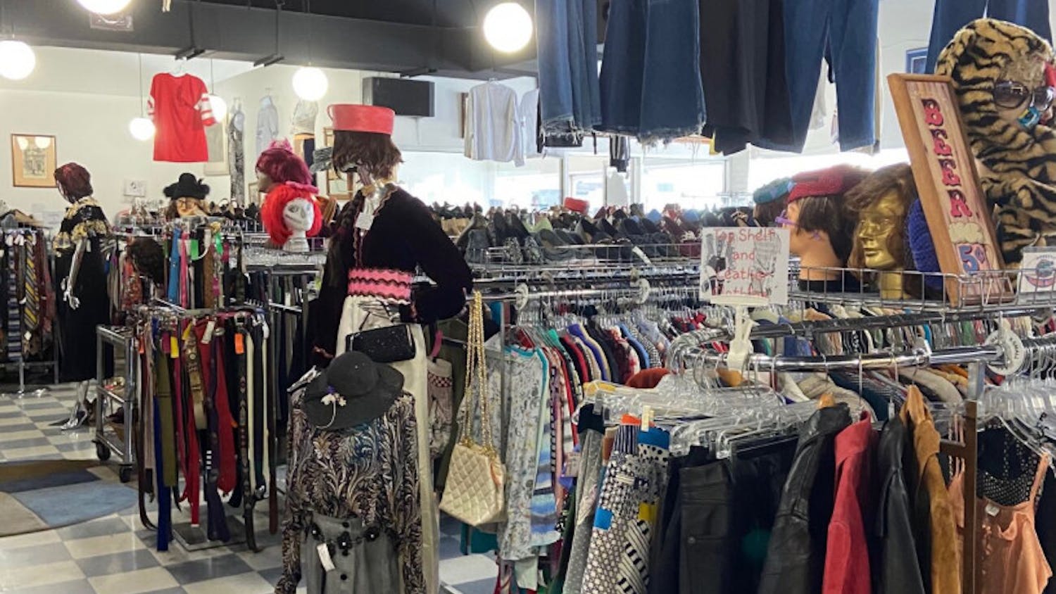 The Gainesville thrift store, Flashbacks Recycled Fashions, located at 220 NW 8th Ave., has seen a surprising burst in customers wanting to expand their style following this year's COVID-19 pandemic shut downs. 
