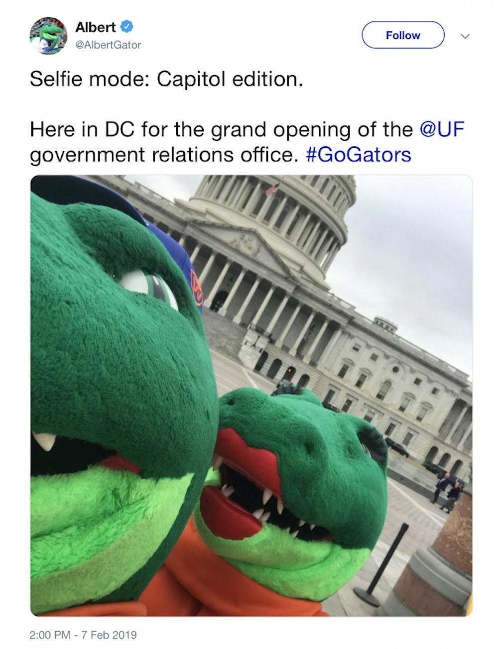 <p>UF officials celebrated the grand opening of the university's Office of Federal Relations in Washington, D.C.</p>