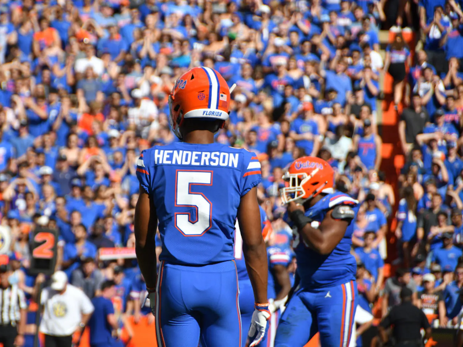 Cornerback CJ Henderson was named to the All-SEC Second Team last year after recording 38 tackles and two picks.