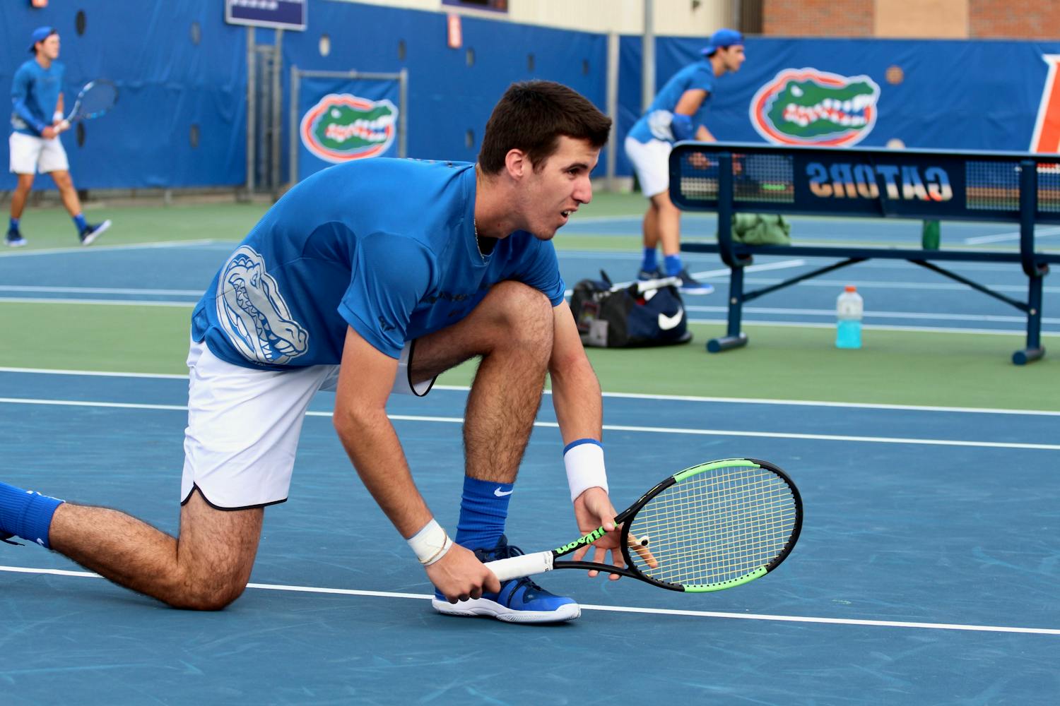 Junior Alfredo Perez and the No. 11 Gators are playing tonight in their first matchup outside of Florida this season. 