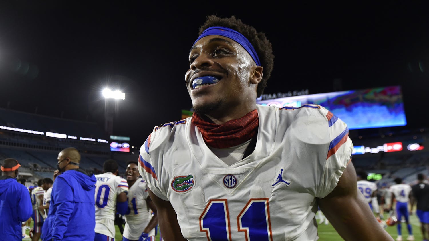 Mohamoud Diabate during the Florida-Georgia game Nov. 7, 2020. Photo courtesy of the SEC Media Portal.