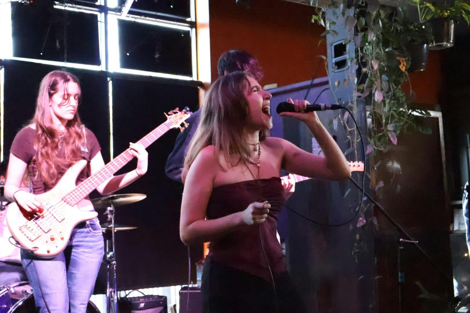 Gainesville band Vane Light performs at The How Bazar for the AM/FM Festival, an annual free music festival featuring 30+ artists, on Sunday, Feb. 22, 2026. 