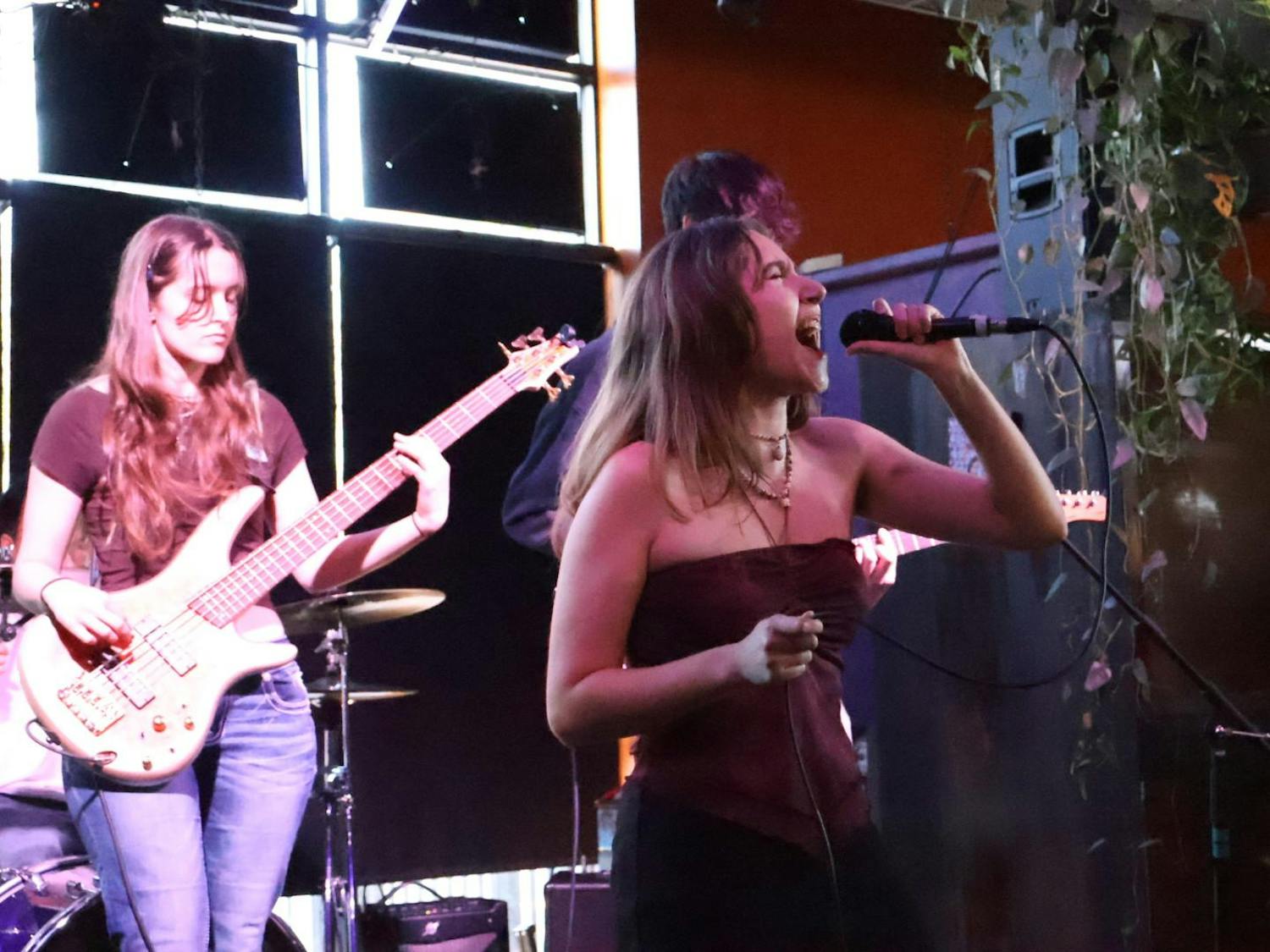 Gainesville band Vane Light performs at The How Bazar for the AM/FM Festival, an annual free music festival featuring 30+ artists, on Sunday, Feb. 22, 2026.