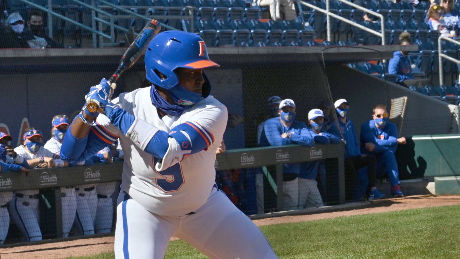 Left-fielder Jaimie Hoover recorded a double and a key put-out in Friday&#x27;s victory against LSU.