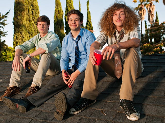 Anders Holm, Adam DeVine and Blake Anderson are the hard partying, 9-to-5-working post-college graduates in Comedy Central's "Workaholics."