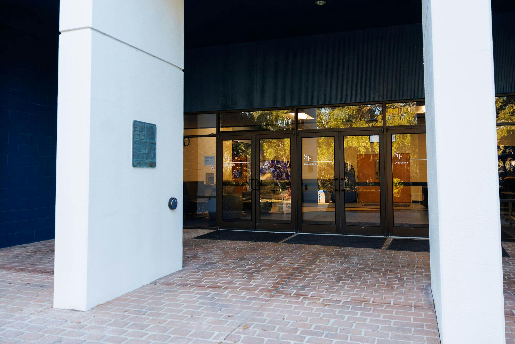 The Santa Fe Fitness Center entrance is seen on Thursday, Feb 5, 2026.