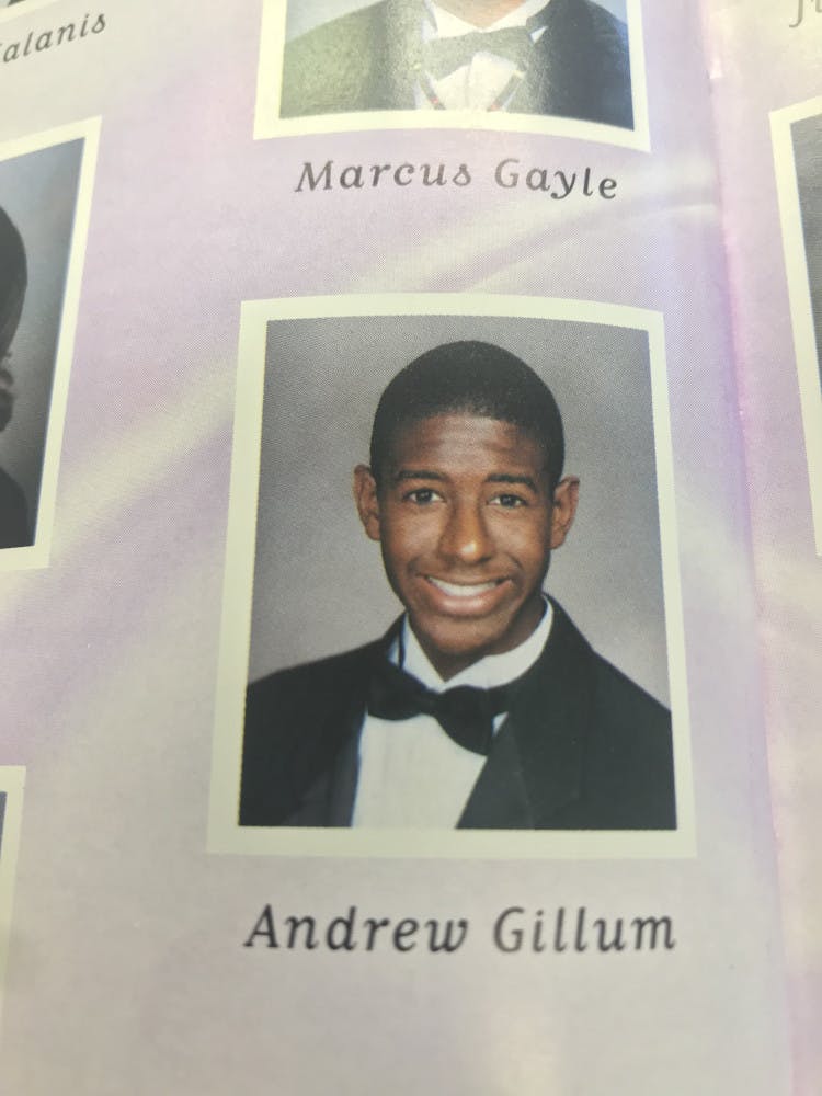 Andrew Gillum attended Gainesville High School from 1994 to 1998. Some of his roles included sophomore class president, senior class president and student body vice president. 