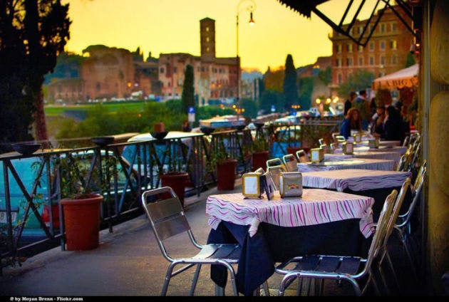 "Rome, Italy, view from the top of the hill next to the Coloseum" by Moyan Benn,&nbsp;used under CC BY 2.0