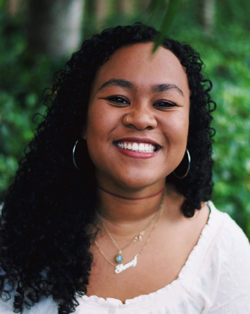 Emefa Amoah (pictured) received Jonelle Joseph's proofs after the College of Liberal Arts and Science commencement ceremony on May 5. The photographs were sent to both of the graduates due to an inaccuracy in the facial recognition software that University Photography used.&nbsp;