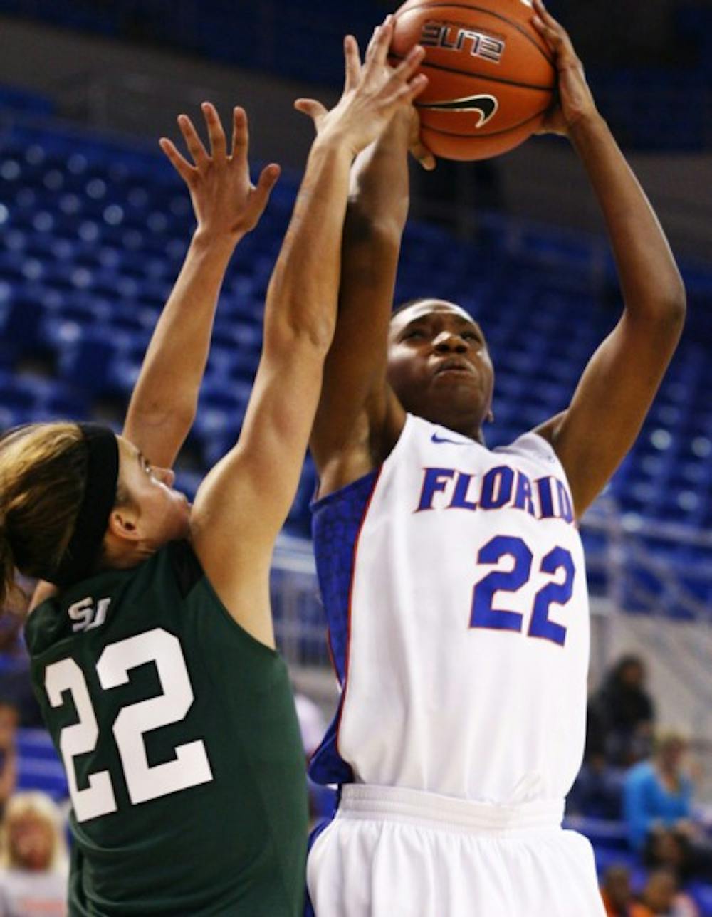 <p>Florida sophomore forward Kayla Lewis is out for the remainder of the season with a stress fracture in her hip.</p>