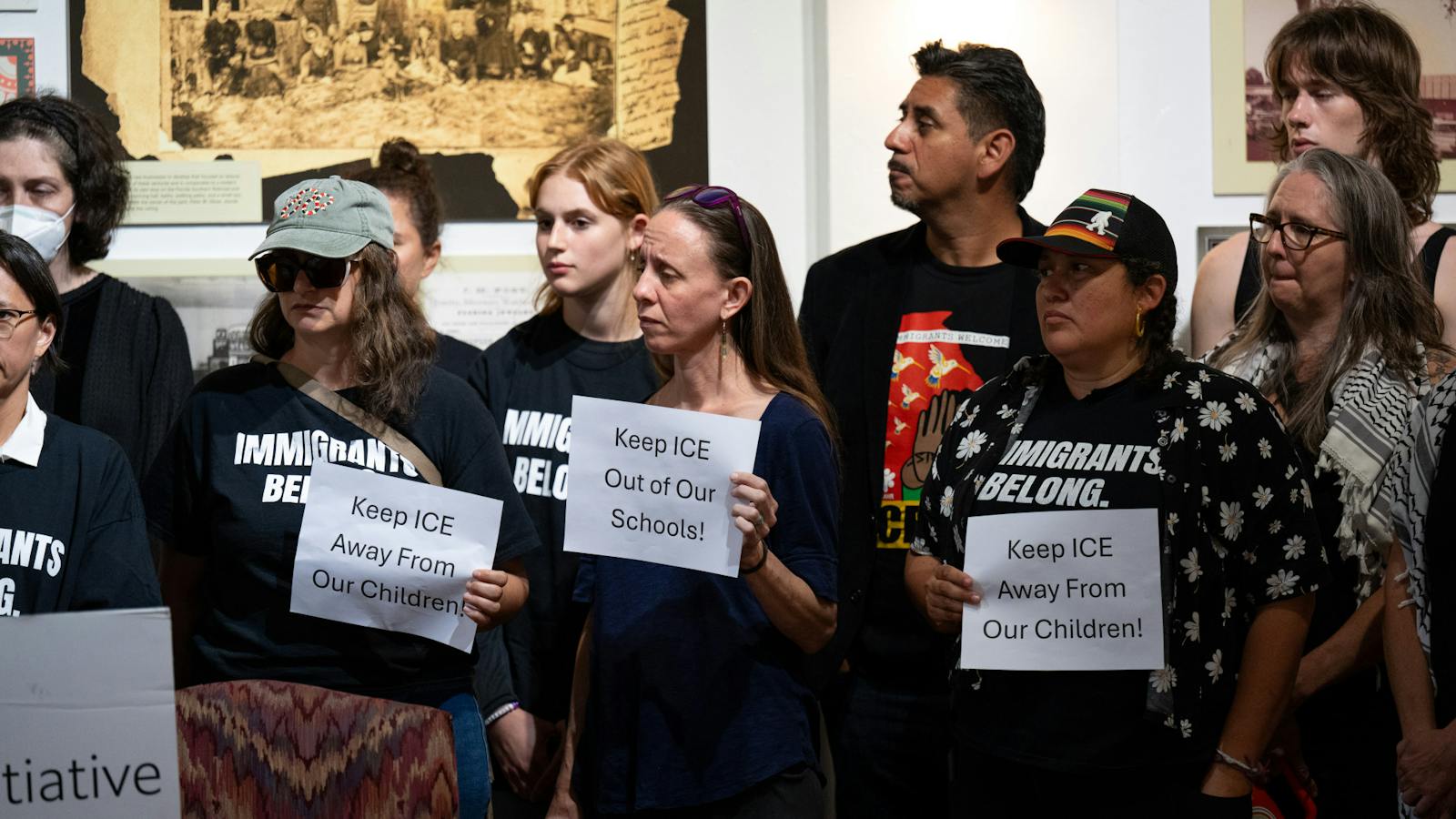 James Ranta Community members protest ICE involvement in schools - The Independent ...