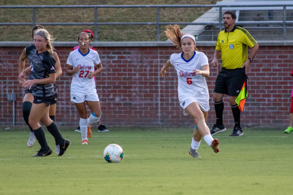 Defender Kit Loferski (6) is tied for fourth on the team in goals (2) and leads the team in assists (4).