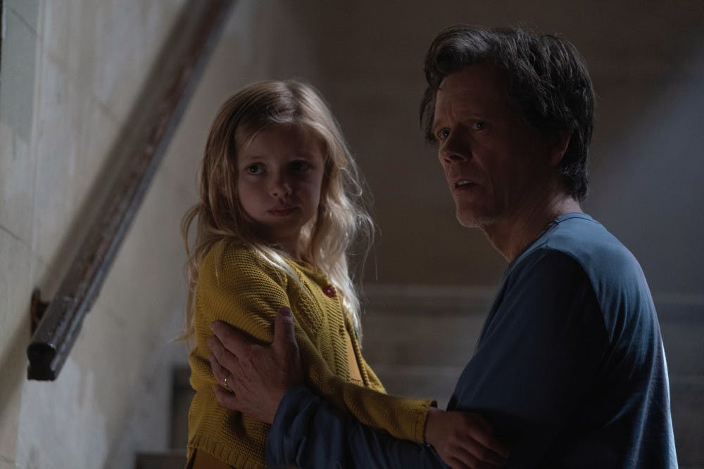 Ella Conroy (Avery Essex) and Theo Conroy (Kevin Bacon) in "You Should Have Left," written and directed by David Koepp.